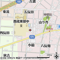 宮田毛織工業周辺の地図