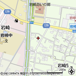愛知県小牧市岩崎5丁目34周辺の地図