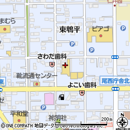 ブックオフ・プラス・一宮尾西周辺の地図