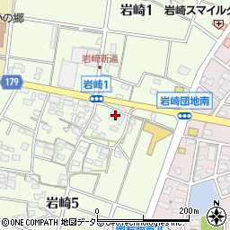 愛知県小牧市岩崎5丁目139周辺の地図