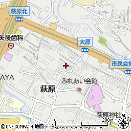 静岡県御殿場市萩原220周辺の地図