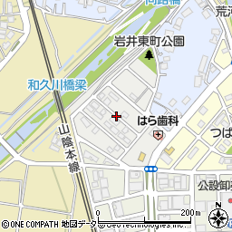 京都府福知山市岩井東町周辺の地図