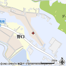 愛知県小牧市野口高畑周辺の地図