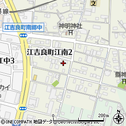 岐阜県羽島市江吉良町江南2丁目21周辺の地図