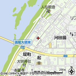 愛知県一宮市起堤町73周辺の地図