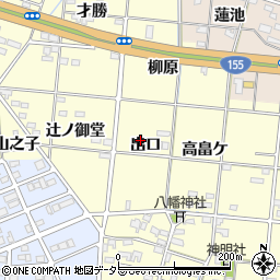 愛知県一宮市大赤見出口16周辺の地図