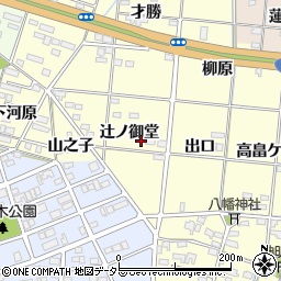 愛知県一宮市大赤見辻ノ御堂周辺の地図
