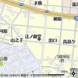 愛知県一宮市大赤見辻ノ御堂27周辺の地図
