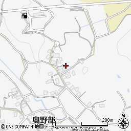 京都府福知山市奥野部周辺の地図