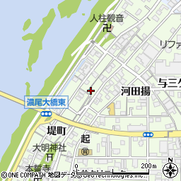 愛知県一宮市起堤町68周辺の地図