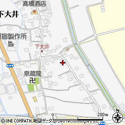 神奈川県小田原市下大井373周辺の地図