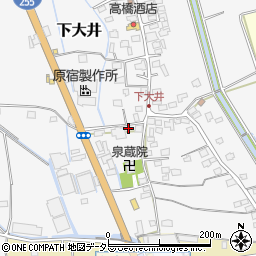 神奈川県小田原市下大井266周辺の地図