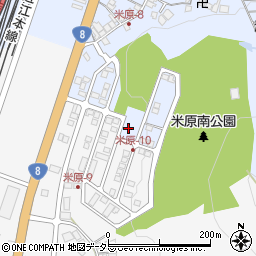 滋賀県米原市米原1231周辺の地図