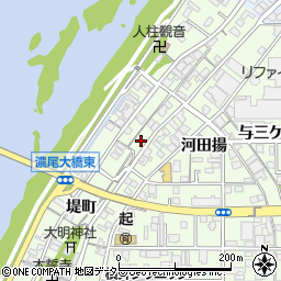 愛知県一宮市起堤町67周辺の地図