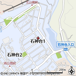 石神台東公園周辺の地図