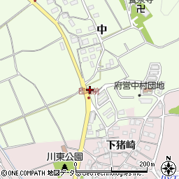 京都府福知山市中428周辺の地図