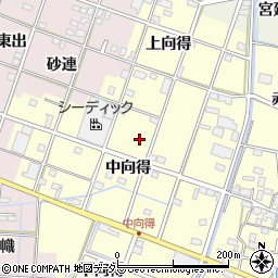 愛知県一宮市千秋町浮野中向得5-1周辺の地図