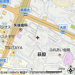 静岡県御殿場市萩原200周辺の地図