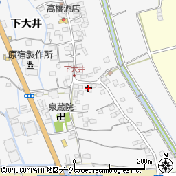 神奈川県小田原市下大井278周辺の地図