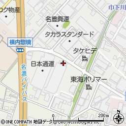 愛知県小牧市横内627周辺の地図