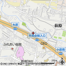 静岡県御殿場市萩原245-3周辺の地図