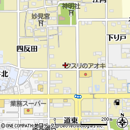 愛知県一宮市三条四反田79周辺の地図