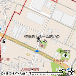 愛知県小牧市入鹿出新田556周辺の地図