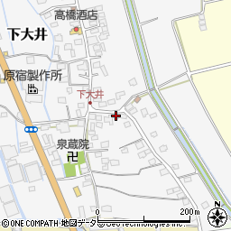 神奈川県小田原市下大井279周辺の地図