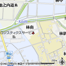 愛知県小牧市林南周辺の地図