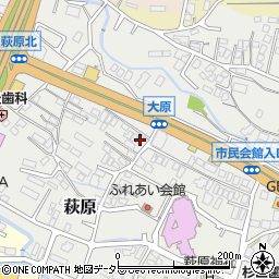 静岡県御殿場市萩原222-2周辺の地図