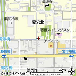 愛知県一宮市開明愛宕北60-3周辺の地図