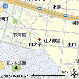 愛知県一宮市大赤見辻ノ御堂8周辺の地図
