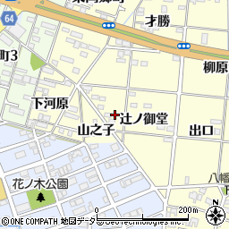 愛知県一宮市大赤見辻ノ御堂9周辺の地図