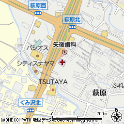 静岡県御殿場市萩原89周辺の地図