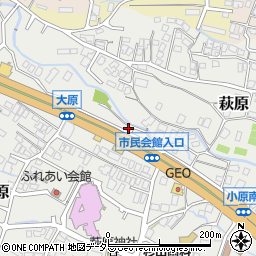 静岡県御殿場市萩原245-10周辺の地図