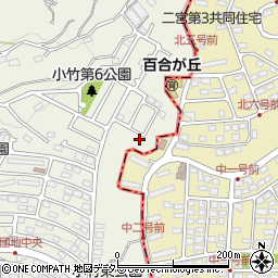 神奈川県小田原市小竹822-78周辺の地図