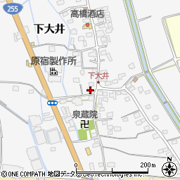 神奈川県小田原市下大井263周辺の地図