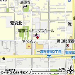 愛知県一宮市開明愛宕北107周辺の地図