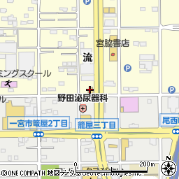 ケンタッキーフライドチキン尾西店周辺の地図