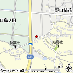 愛知県小牧市野口柿花17周辺の地図