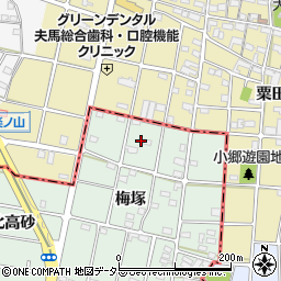 愛知県一宮市千秋町加納馬場梅塚10-1周辺の地図