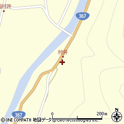 滋賀県高島市朽木村井88周辺の地図