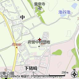 京都府福知山市中452周辺の地図