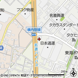 愛知県小牧市横内659周辺の地図