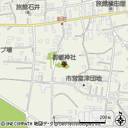 御嶽神社周辺の地図