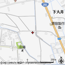 神奈川県小田原市下大井642周辺の地図