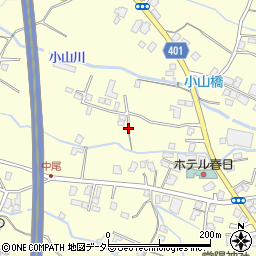 静岡県御殿場市茱萸沢周辺の地図