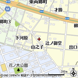 愛知県一宮市大赤見辻ノ御堂7周辺の地図