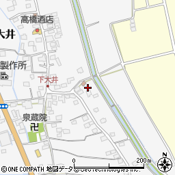 神奈川県小田原市下大井308周辺の地図