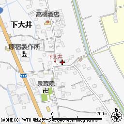 神奈川県小田原市下大井262周辺の地図